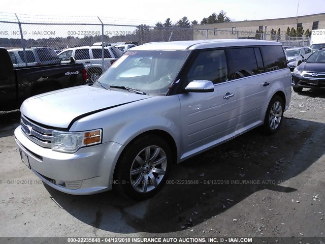 2FMHK6DCXCBD05850 - 2012 FORD FLEX LIMITED SILVER photo 2