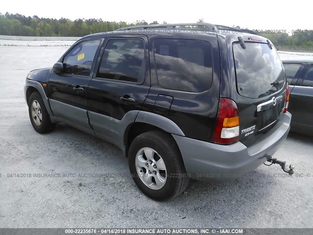 4F2YU081X1KM06054 - 2001 MAZDA TRIBUTE LX/ES 黑色 照片 3