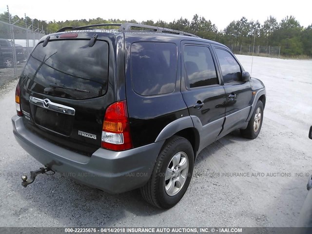 4F2YU081X1KM06054 - 2001 MAZDA TRIBUTE LX/ES 黑色 照片 4