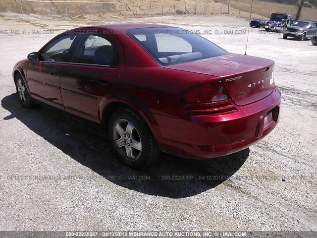 1B3EL46X32N236979 - 2002 DODGE STRATUS SE PLUS MAROON photo 3