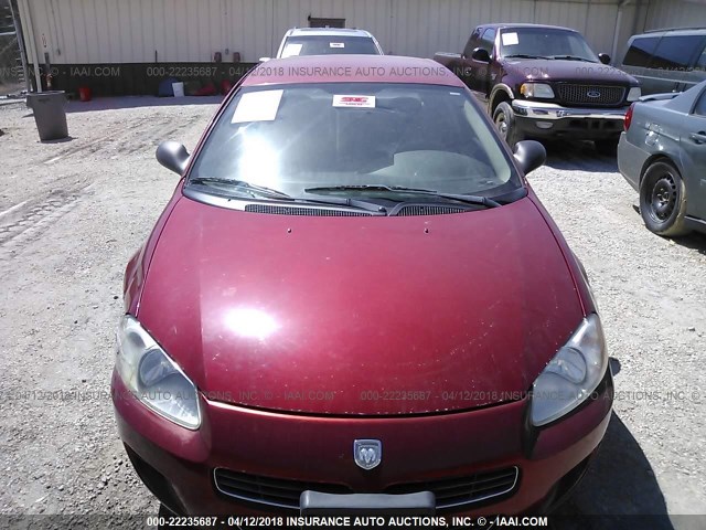 1B3EL46X32N236979 - 2002 DODGE STRATUS SE PLUS MAROON photo 6