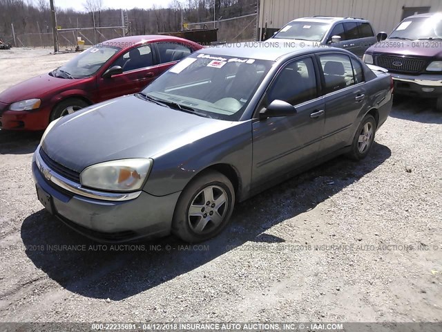 1G1ZT54875F116532 - 2005 CHEVROLET MALIBU LS 灰色 照片 2