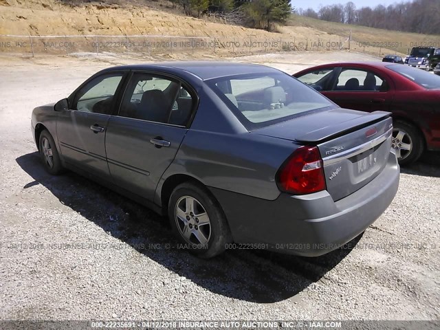1G1ZT54875F116532 - 2005 CHEVROLET MALIBU LS 灰色 照片 3