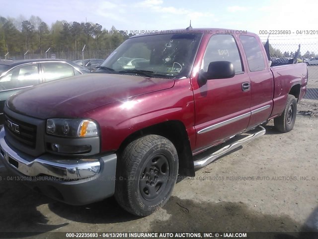 1GTEK19T83Z336451 - 2003 GMC NEW SIERRA K1500 RED photo 2