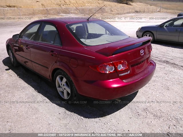 1YVFP80C155M58018 - 2005 MAZDA 6 I Марун фото 3