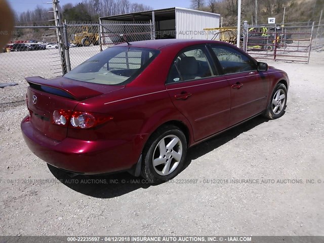 1YVFP80C155M58018 - 2005 MAZDA 6 I Марун фото 4
