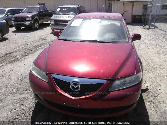 1YVFP80C155M58018 - 2005 MAZDA 6 I Марун фото 6
