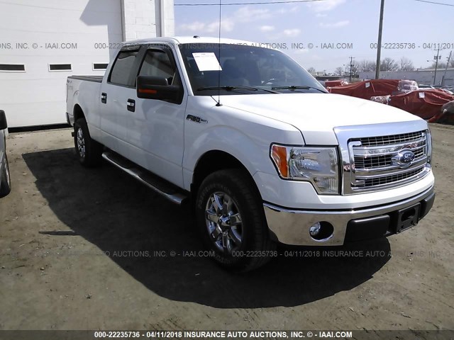 1FTFW1EF9DFC82539 - 2013 FORD F150 SUPERCREW WHITE photo 1