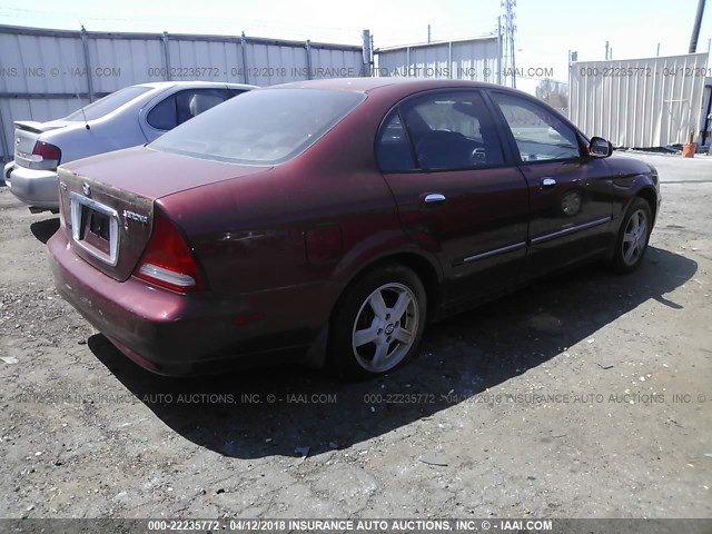 KL5VJ52L64B117265 - 2004 SUZUKI VERONA S/LX RED photo 4