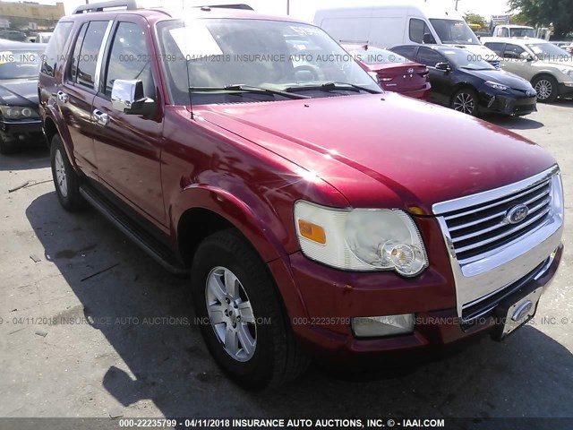 1FMEU7DE7AUA37402 - 2010 FORD EXPLORER XLT RED photo 6