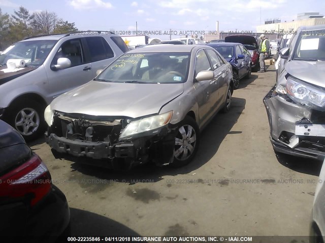 4T1BE46K28U201733 - 2008 TOYOTA CAMRY CE/LE/XLE/SE GOLD photo 2