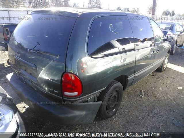 1B4GP44G9YB643050 - 2000 DODGE GRAND CARAVAN SE/SPORT GREEN photo 4