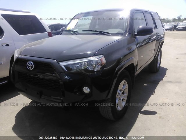 JTEZU5JR1F5095908 - 2015 TOYOTA 4RUNNER SR5/LIMITED BLACK photo 2