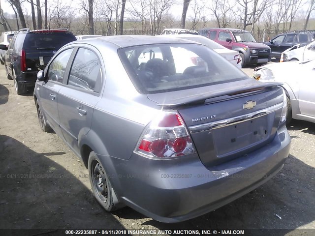 KL1TG55648B081496 - 2008 CHEVROLET AVEO LT GRAY photo 3