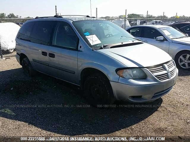 1D4GP24R25B231477 - 2005 DODGE GRAND CARAVAN SE Light Blue photo 1