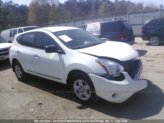 JN8AS5MT9DW026734 - 2013 NISSAN ROGUE S/SV WHITE photo 1