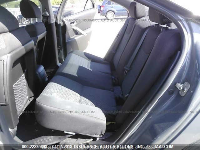 1G2ZJ57B094228504 - 2009 PONTIAC G6 GRAY photo 8