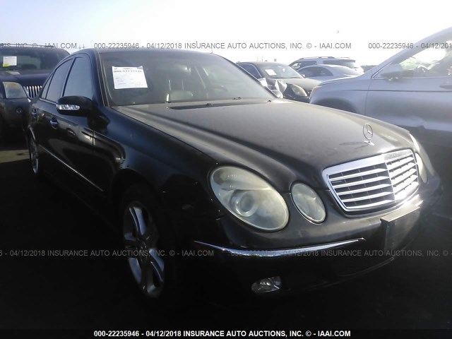 WDBUF70J74A548934 - 2004 MERCEDES-BENZ E 500 BLACK photo 1