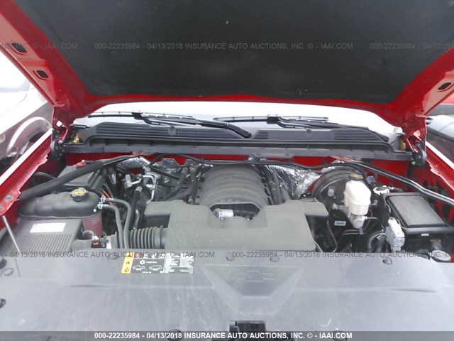 1GCRCREC3JZ155726 - 2018 CHEVROLET SILVERADO C1500 LT أحمر صورة 10