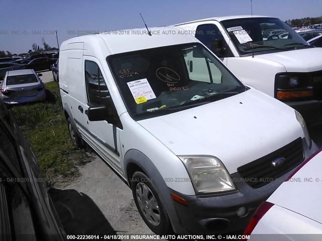 NM0LS7CN9DT148222 - 2013 FORD TRANSIT CONNECT XL WHITE photo 1