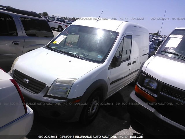 NM0LS7CN9DT148222 - 2013 FORD TRANSIT CONNECT XL WHITE photo 2