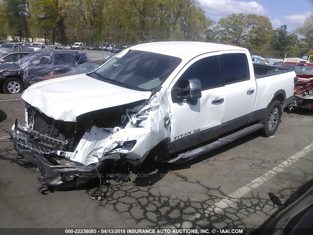 1N6AA1F46HN527392 - 2017 NISSAN TITAN XD SL/PRO-4X/PLAT RES/SV WHITE photo 2