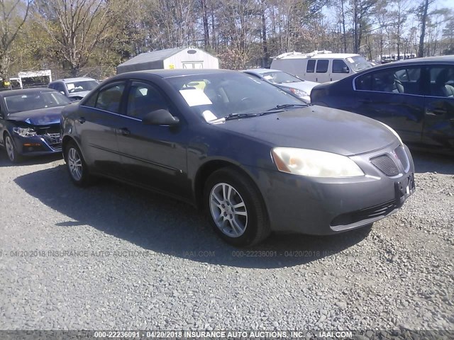 1G2ZG558564161030 - 2006 PONTIAC G6 SE1 GRAY photo 1