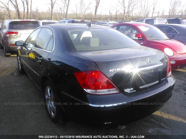 JH4KB16505C017994 - 2005 ACURA RL Qara foto 3