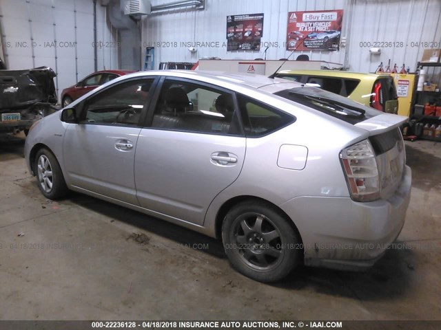 JTDKB20UX97821029 - 2009 TOYOTA PRIUS SILVER photo 3