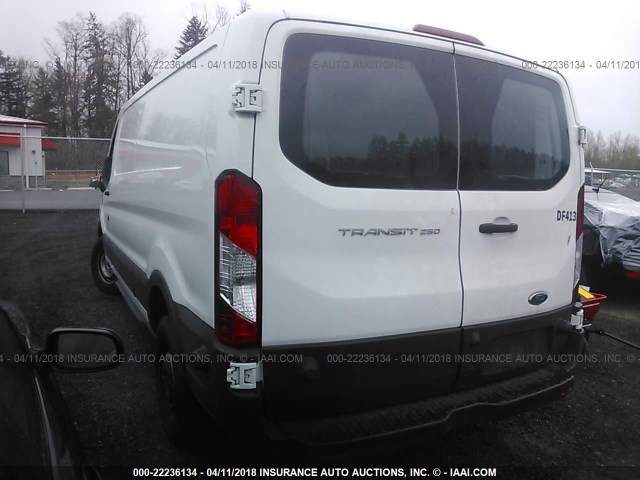 1FTYR2ZM3HKA72448 - 2017 FORD TRANSIT T-250 WHITE photo 3