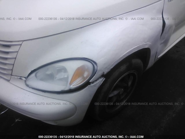 3C4FY58B55T541223 - 2005 CHRYSLER PT CRUISER TOURING CREAM photo 6