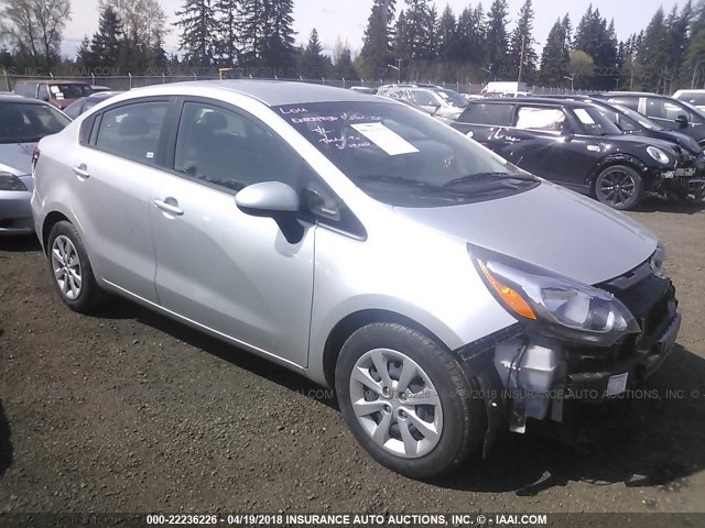 KNADM4A37H6015719 - 2017 KIA RIO LX SILVER photo 1