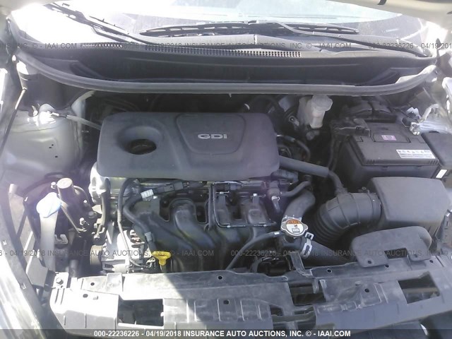 KNADM4A37H6015719 - 2017 KIA RIO LX Արծաթագույն լուսանկար 10