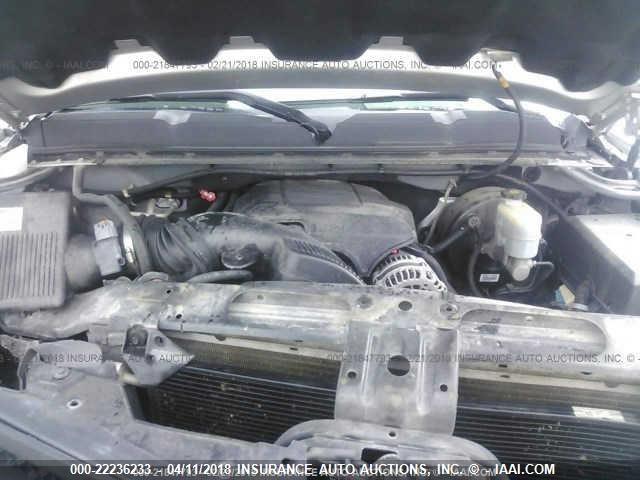 3GCRCSEA9AG223081 - 2010 CHEVROLET SILVERADO C1500 LT SILVER photo 10