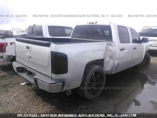 3GCRCSEA9AG223081 - 2010 CHEVROLET SILVERADO C1500 LT SILVER photo 4