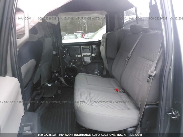 1FTEW1EFXHFA17291 - 2017 FORD F150 SUPERCREW GRAY photo 8