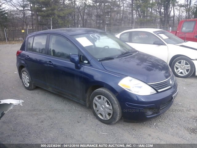 3N1BC13E87L395414 - 2007 NISSAN VERSA S/SL BLUE photo 1