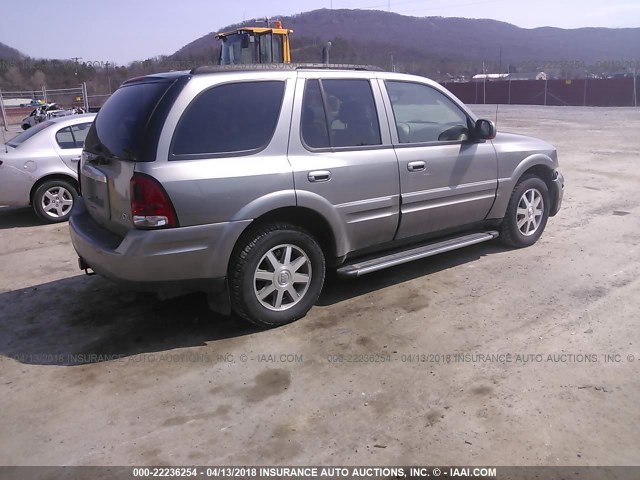 5GADS13S152193027 - 2005 BUICK RAINIER CXL SILVER photo 4