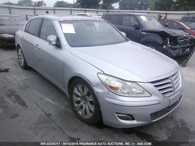 KMHGC46E99U042751 - 2009 HYUNDAI GENESIS 3.8L SILVER photo 1