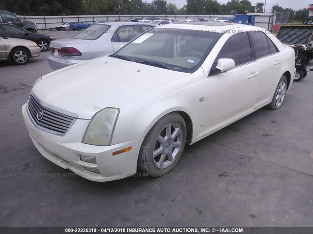 1G6DC67A960112334 - 2006 CADILLAC STS WHITE photo 2