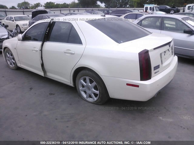 1G6DC67A960112334 - 2006 CADILLAC STS WHITE photo 3