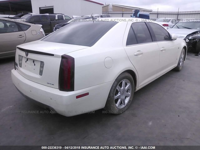 1G6DC67A960112334 - 2006 CADILLAC STS WHITE photo 4