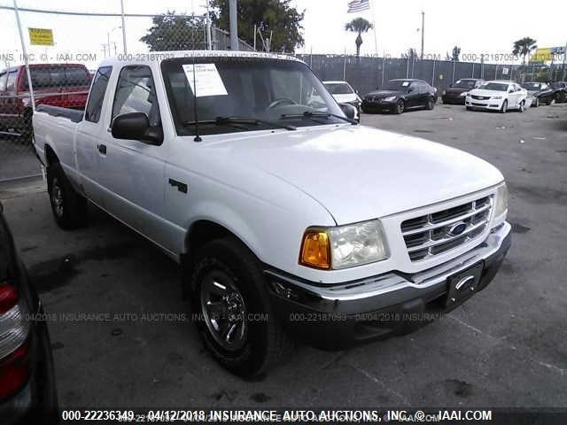 1FTYR14V81TA97503 - 2001 FORD RANGER SUPER CAB WHITE photo 1