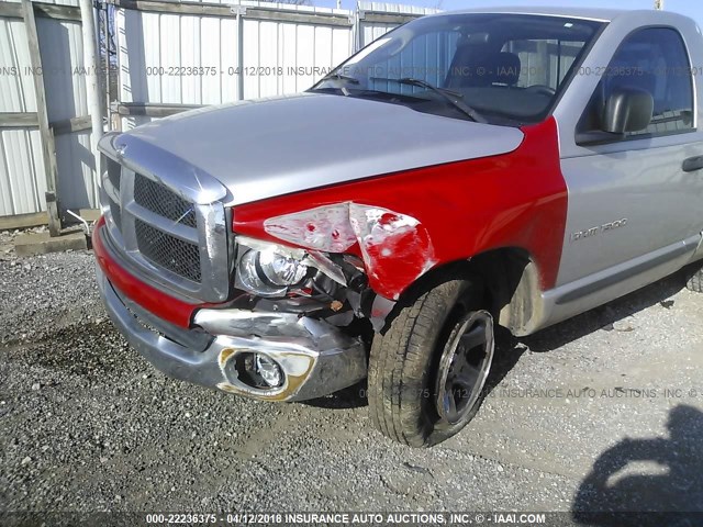 1D7HA16K94J286001 - 2004 DODGE RAM 1500 ST SILVER photo 6