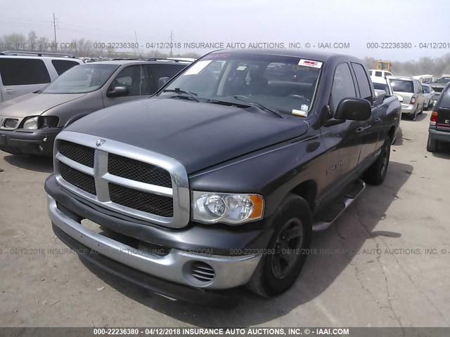 3D7HA18N22G204809 - 2002 DODGE RAM 1500 GRAY photo 2