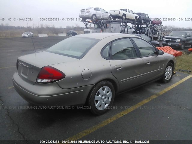 1FAFP53U15A145394 - 2005 FORD TAURUS SE TAN photo 4