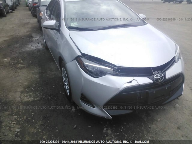 2T1BURHE9JC973886 - 2018 TOYOTA COROLLA L/LE/XLE/SE/XSE SILVER photo 6