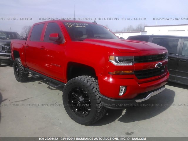 3GCUKREC3GG313195 - 2016 CHEVROLET SILVERADO K1500 LT RED photo 1