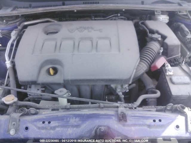 5YFBURHEXGP548489 - 2016 TOYOTA COROLLA L/LE/LE PLS/PRM/S/S PLS BLUE photo 10