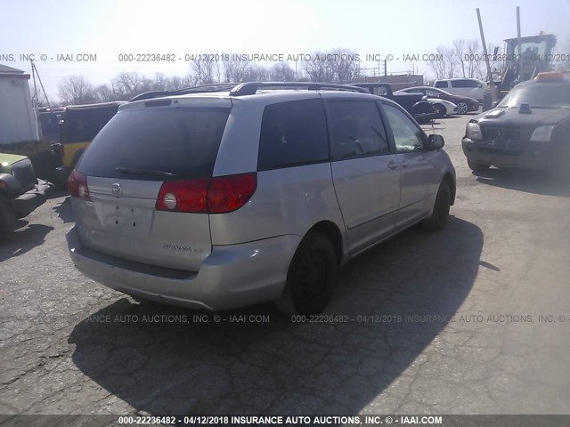 5TDZK23CX9S256045 - 2009 TOYOTA SIENNA CE/LE GOLD photo 4